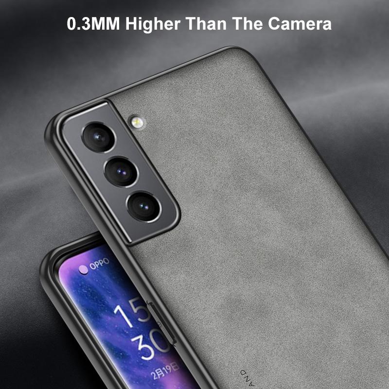 Чехол из овечьей кожи для Samsung Galaxy s24 s23 S20 S21 FE S10 S22 Note 20 Ultra 10 Plus S10E, чехол