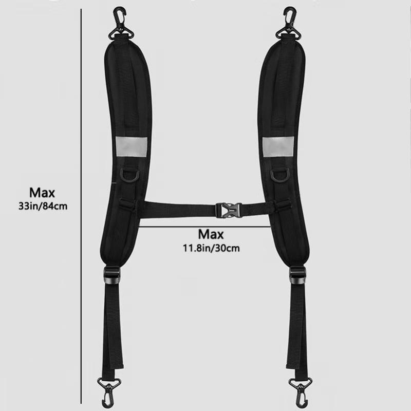 Adjustable Universal Backpack Straps Replacement Thick Padded Comfortable Straps for Travel Luggage Sports School Carry Bags