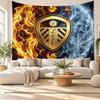 Leeds United Football Wall Tapestry, Soft Fabric Wall Hanging, Decorative Backdrop For Bedroom Home Wall Art