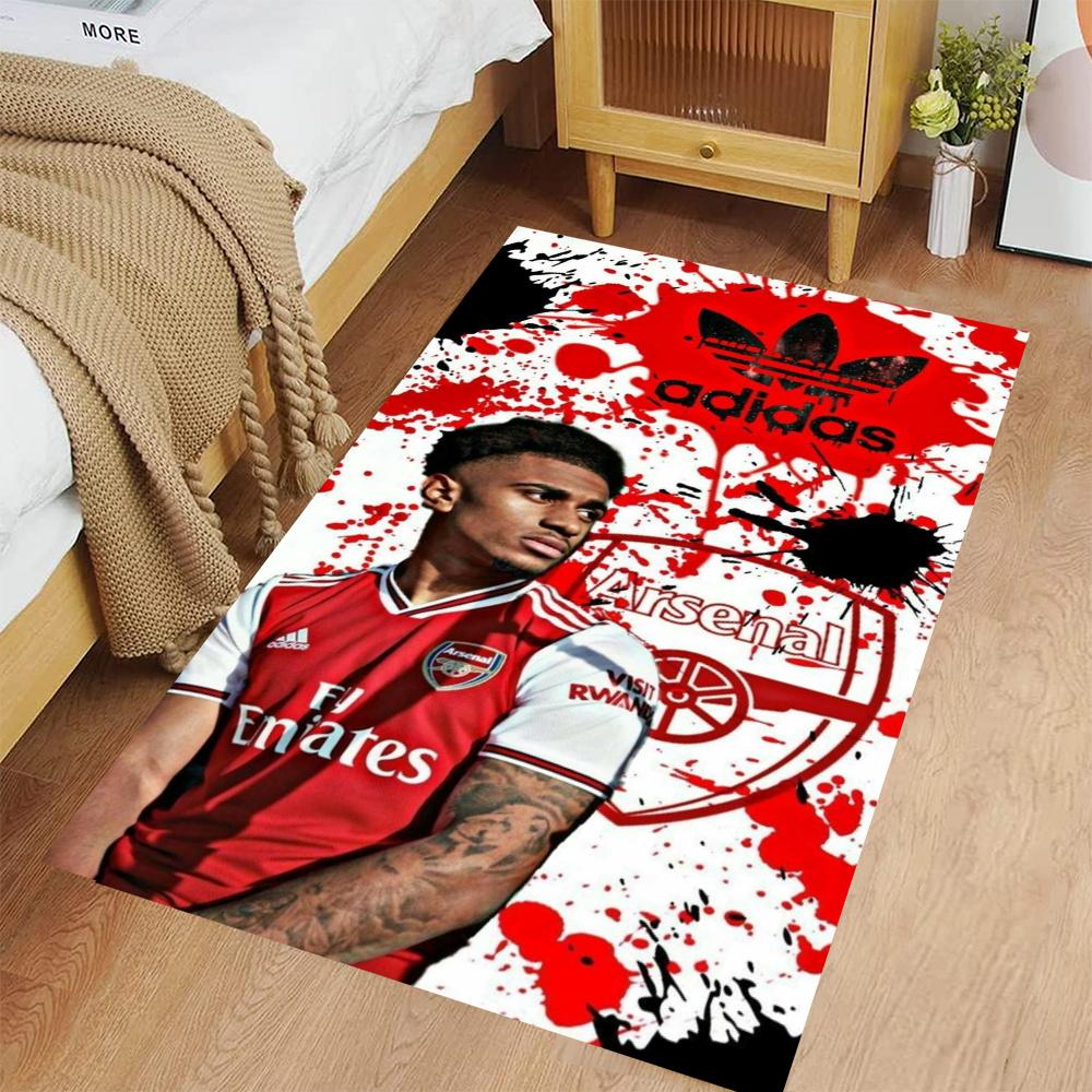 Arsenal Football Player Floor Rug Office Rug Design For Bedrooms Playrooms Outdoor Dining Room Antislip Rug Decorate Offices