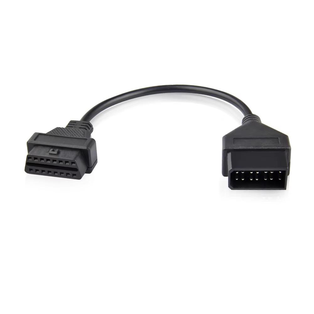 High Quality For Nissan 14 Pin to OBD2 16 Pin Cable Car Diagnostic Connector For Auto Car Vehic Cable