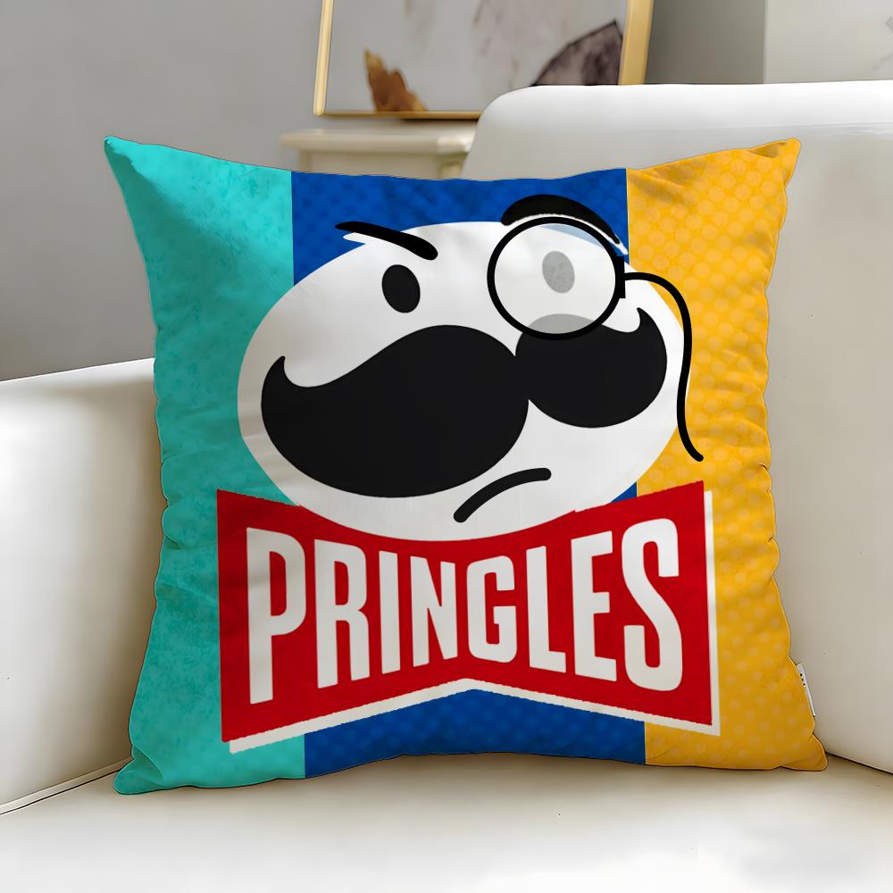 Классический бренд снеков Pringles Наволочка Мягкая и Легко стирающаяся – Универсальная для Дивана, Кровати, Путешествий и Офиса