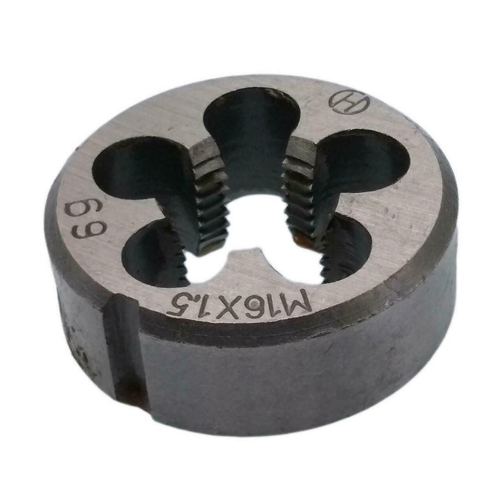 HSS M16 x 1,5 мм конический и пробковый метчик и M16 x 1,5 мм плашка метрическая резьба правая