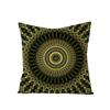 Богемный стиль мандала Полиэстеровая наволочка Квадратная наволочка для диванной подушки Дом