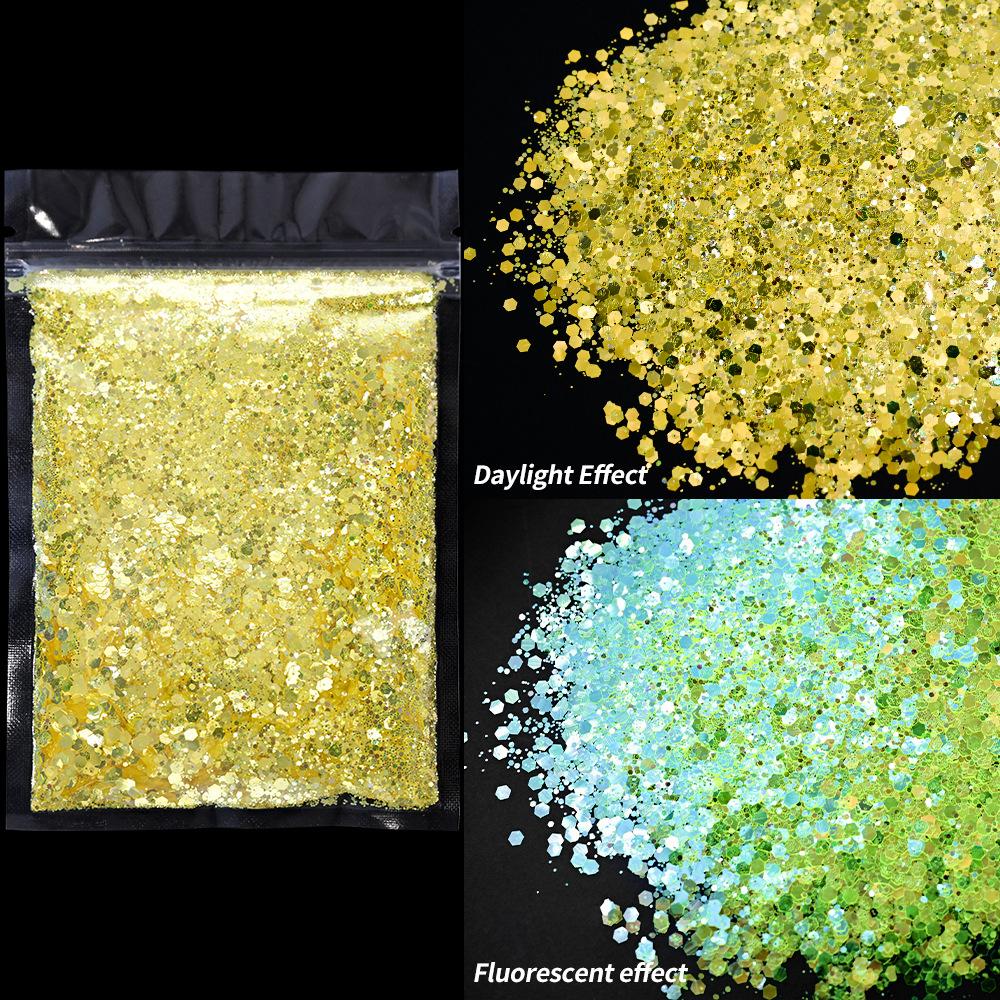 Laser Mixed Glitter Nail Art Decoration Pet Symphony Sweet Ladies Nail Art Decoration Glitter Sequins