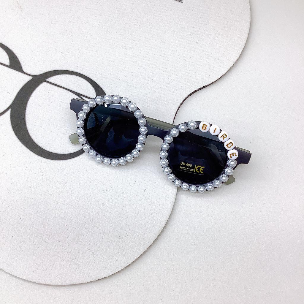 Детские солнцезащитные очки Модные трендовые детские солнцезащитные очки DIY Детские солнцезащитные очки с защитой от ультрафиолета Tide