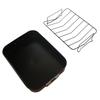 Stainless Steel Grilling Pans Versatile Turkeys Roasting Pan with Rack Perfect Gift for Home Cooks and BBQ Enthusiasts