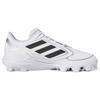 Adidas PureHustle 3 MD белые черные женские кроссовки Cloud-White Core-Black Silver-Metallic IG7139