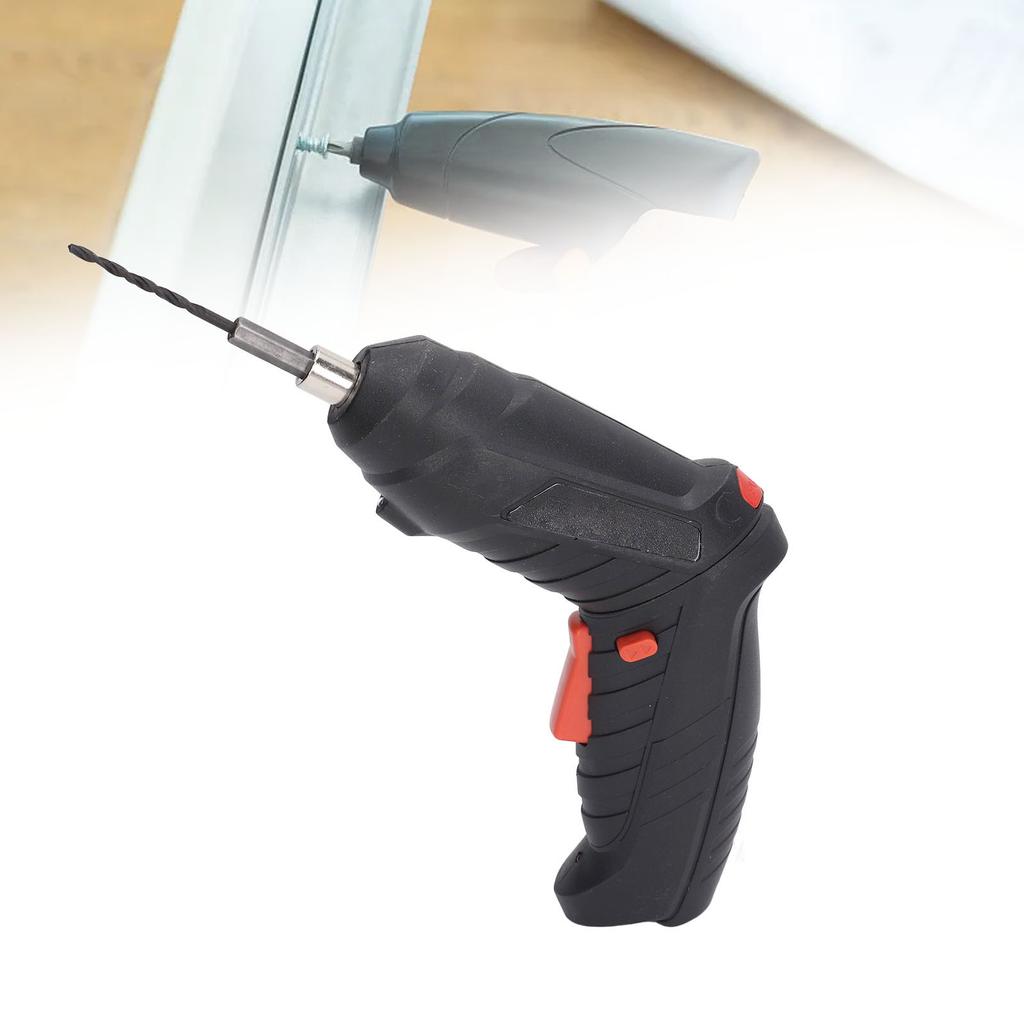 Electric Drill Set USB Rechargeable Cordless Head Light One Button Reverse Magnetic Connector Heat Dissipation with Accessories