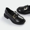 With Skirt Loafers Women's 2025 Spring New 313233 Small Size 34 Heightened Thick-soled British Style Small Leather Shoes