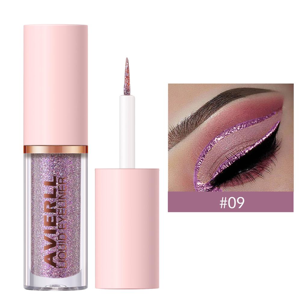 10-цветная сверкающая жидкая подводка для глаз Sparkle Dazzling Eyeshadow Liquid Pearl Brightens Eyeshadow Fine