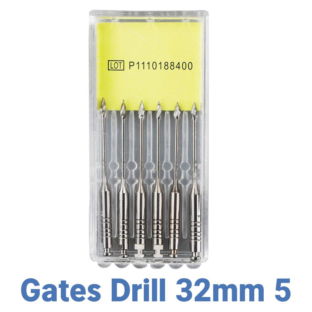 Dental Engine Use Endodontic Gates Drill Peeso Reamers Glidden Rotary 28mm/32mm #1-6 Stainless Steel Endo Files Dentist Material
