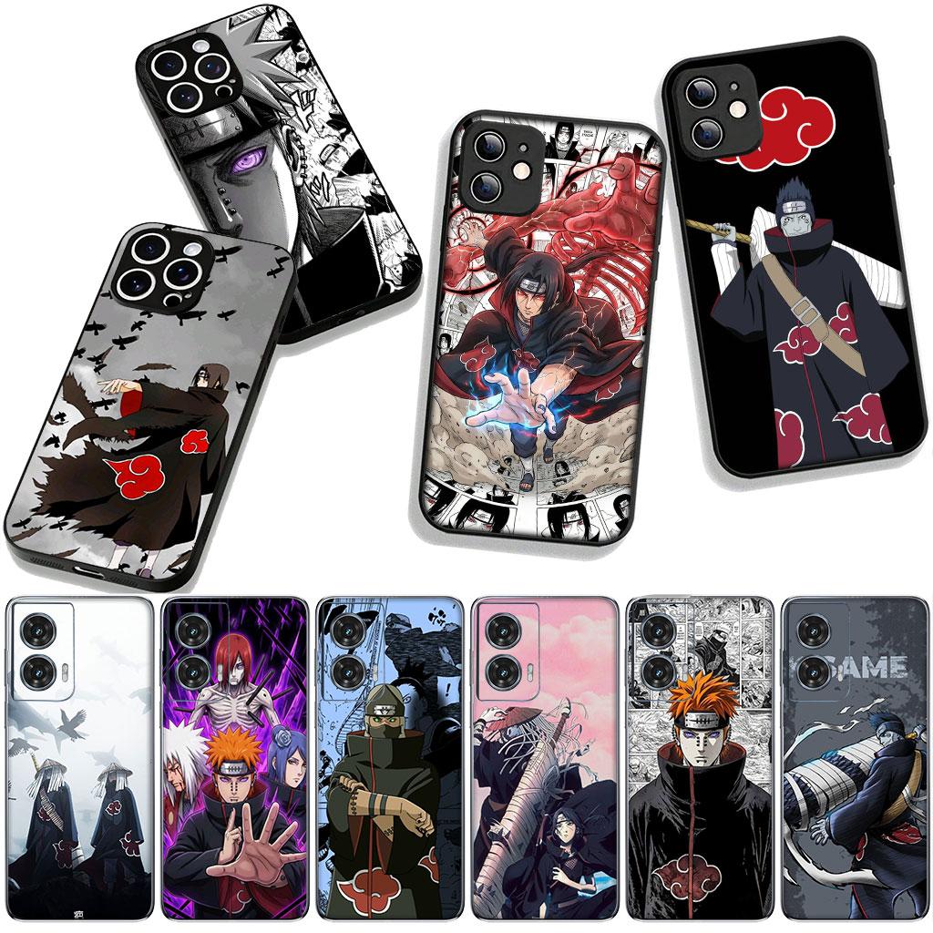 for Motorola Moto G04 G13 G14 G22 G23 G32 G34 G35 G64 G82 G84 G53 G60 G72 E14 E15 E13 Case Pain Akatsuki Narutos KISAME Itachi