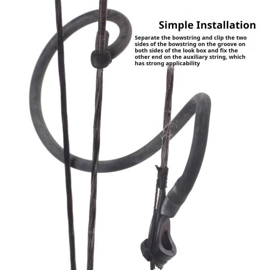 Резиновая трубка для тетивы блочного лука, смотровое отверстие для тетивы, трубка для прицеливания для стрельбы из лука, аксессуары для охоты и стрельбы