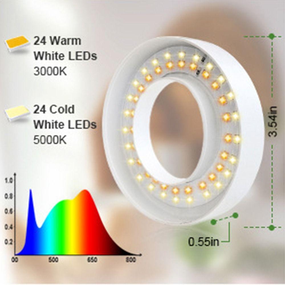 10 Dimming Levels Hanging LED Plant Light Adjustable Ceiling Grow Light Houseplants