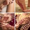 Lace Fake Tattoo Temporary Tattoo Red Mehndi Stickers Body Art Sticker Henna Tattoo Stickers  Girls