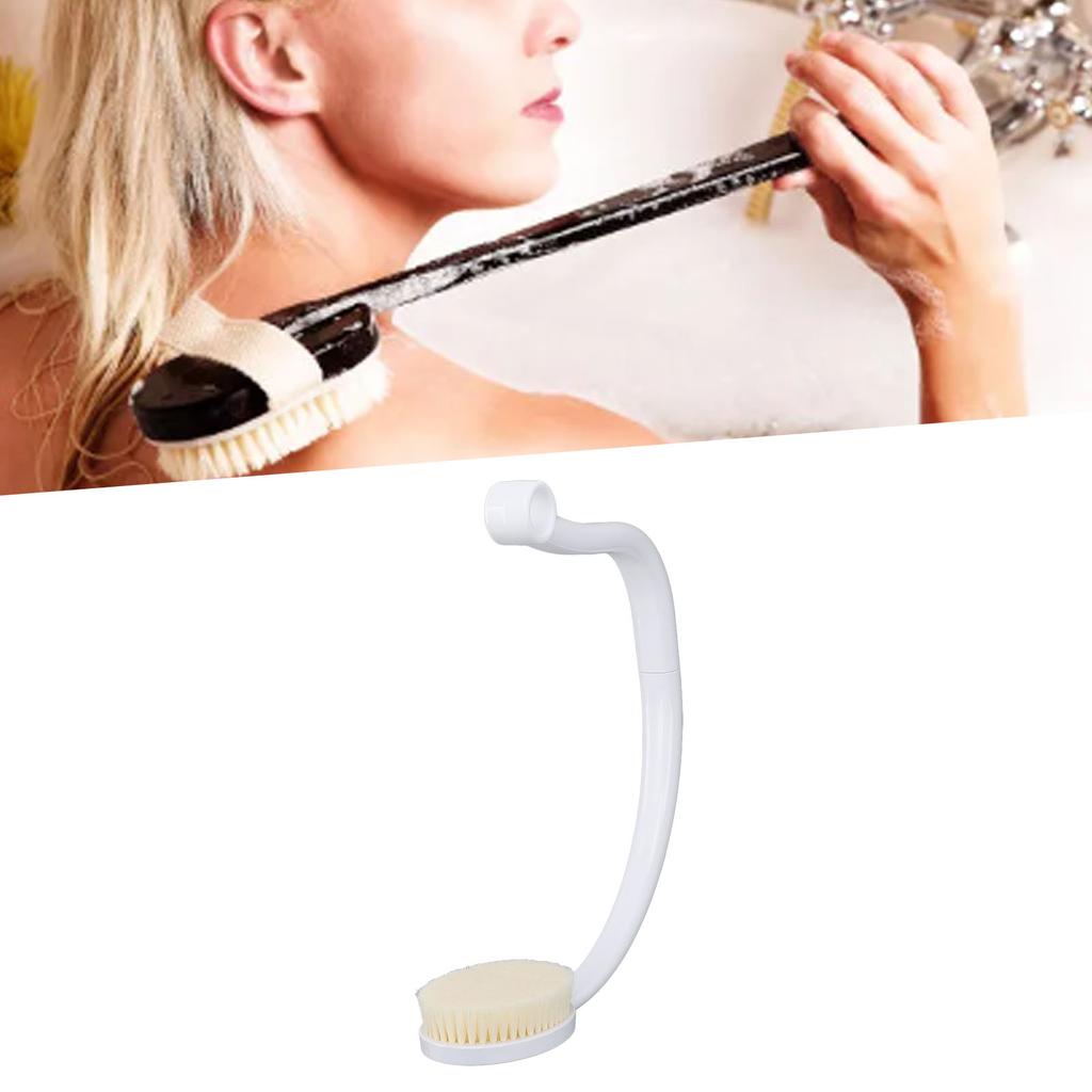 U-образная щетка для ванны, съемная длинная ручка, подвешиваемая, мочалка для тела U-образной формы для людей с ограниченной подвижностью рук, инвалидов