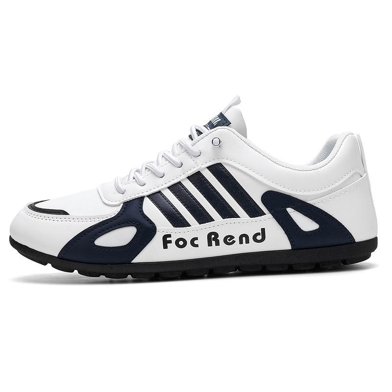 Мужская обувь для улицы весна и лето 2025 новая студенческая кожаная молодежная обувь для скейтборда мужская универсальная повседневная спортивная модная трендовая обувь