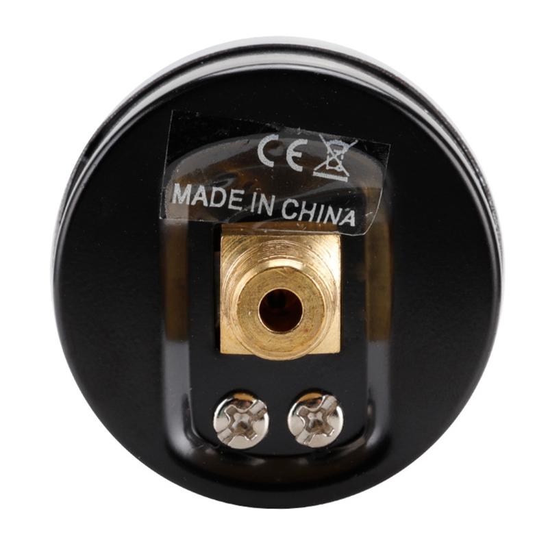 Модернизированный манометр с резьбой 1/8 дюйма, мини-манометр, сталь для оболочки и латунной резьбы, ударопрочный манометр