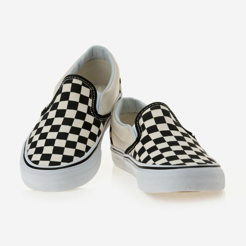 Vans Classic Slip On   Black And White Checker White Vn 0eyebww Black And White Checker White
