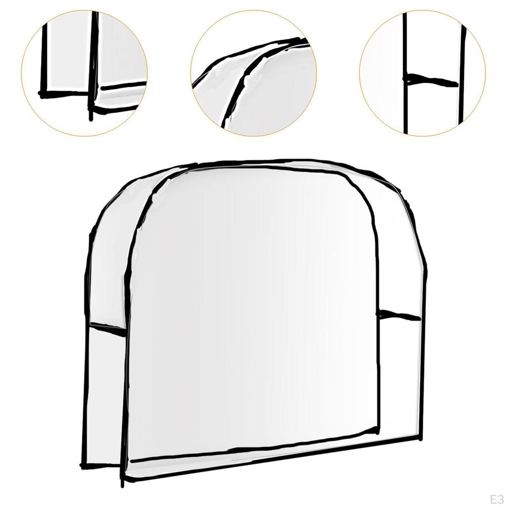 Чехол для спинки кресла парикмахерской из ПВХ, профессиональный прозрачный, предотвращает повреждения, протектор