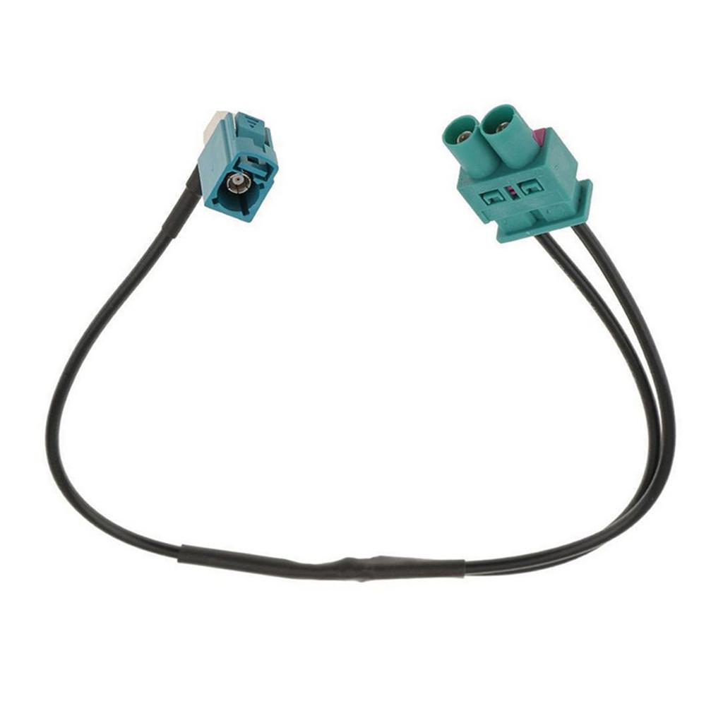 Адаптер антенны для автомобильных радиомагнитол Антенный адаптерный кабель Y-Антенный адаптер Fakra (Z) Гнездо Двойные разъемы Fakra Кабель