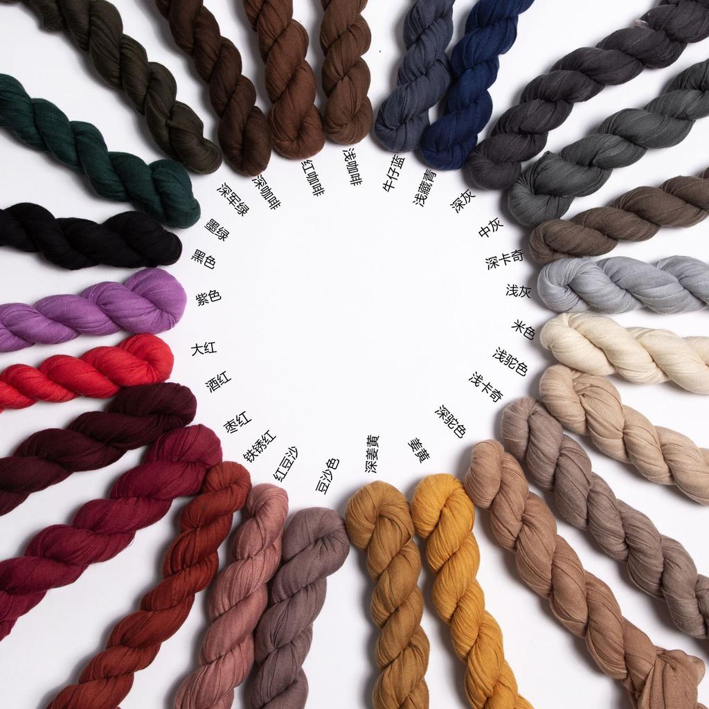 Twist Scarf, Balinese Yarn Candy Colored Pleated Scarf, Shawl Ladies Scarf