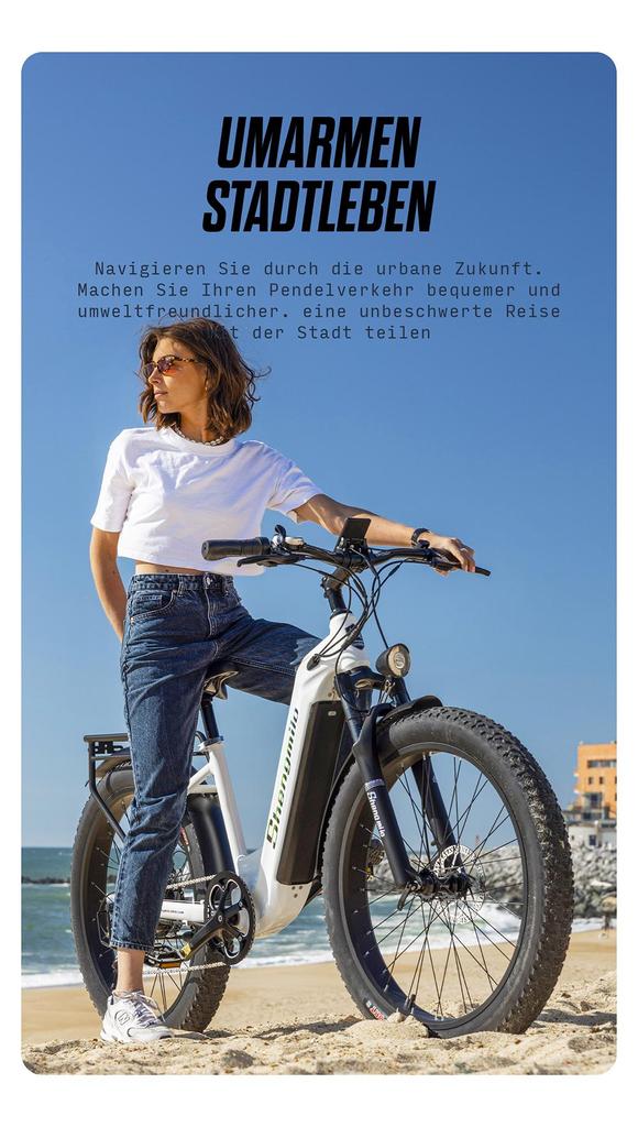 Электровелосипед Shengmilo MX06 для взрослых, двигатель 500 Вт, запас хода 90 км, внедорожный/городской, Samsung 48В 17,5Ач, Shimano 7 скоростей, легкая алюминиевая рама