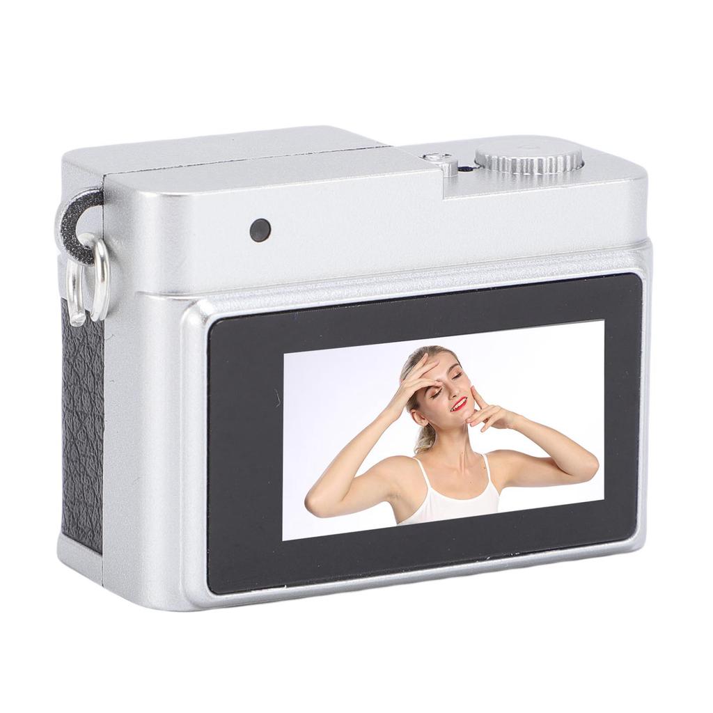 Маленькая камера-брелок 1080P 2МП 0,96-дюймовый цветной экран карта памяти 32 ГБ ретро цифровая камера с 4 фильтрами и светодиодной вспышкой