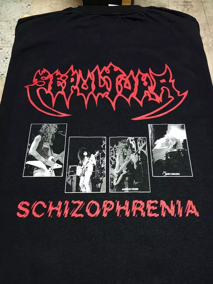 Новая SEPULTURA Schizophrenia Подарок для фанатов Унисекс S-5XL Футболка Унисекс Футболка