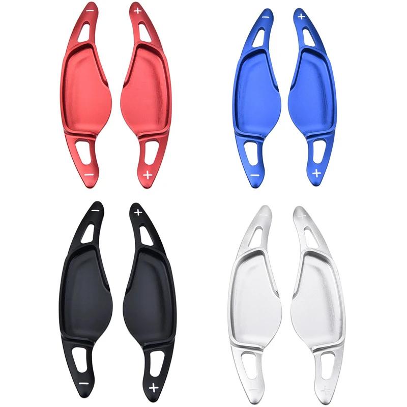 2Pcs Aluminium Steering Wheel Extension Paddle Shift Trim For BMW 5 Series G30 G38 7 G11 G12 X3 G01 X4 G02 M5 F90 2017 2018