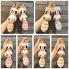 Fluffy Raccoon Plush Keychain Bag Decoration, Doll, 15*6.5cm