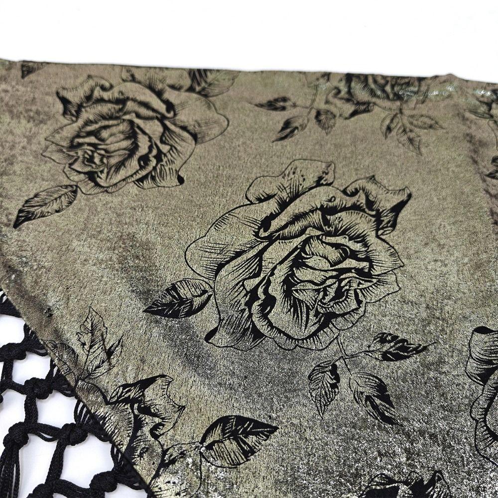 Chinese Style Triangular Waist Belt Printing Mini Apron Fashion Bohemia Wide Waistband  Streetwear