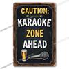 Retro Metal Tin Signs Man Cave Mom Karaoke Family Love Decor Wall Art Vintage Home Decoration