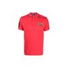 Polo SS23 Animal Pattern Straight Fit Short Sleeve Polo Shirt Men tops Bright-Red 710900614-002