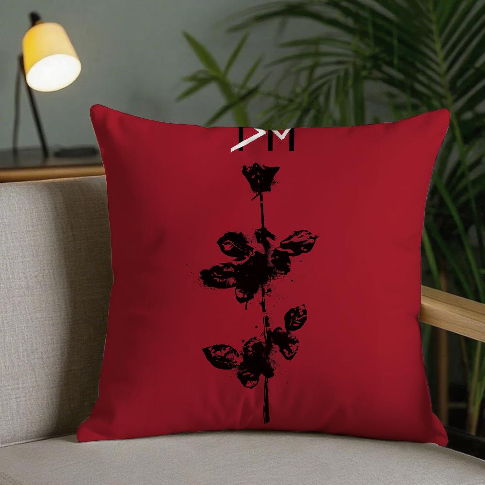 Band D-Depeche M-Mode Pillow Case Cute Room Home office Decor Protective pixel Covers Without game Pillow-Insert