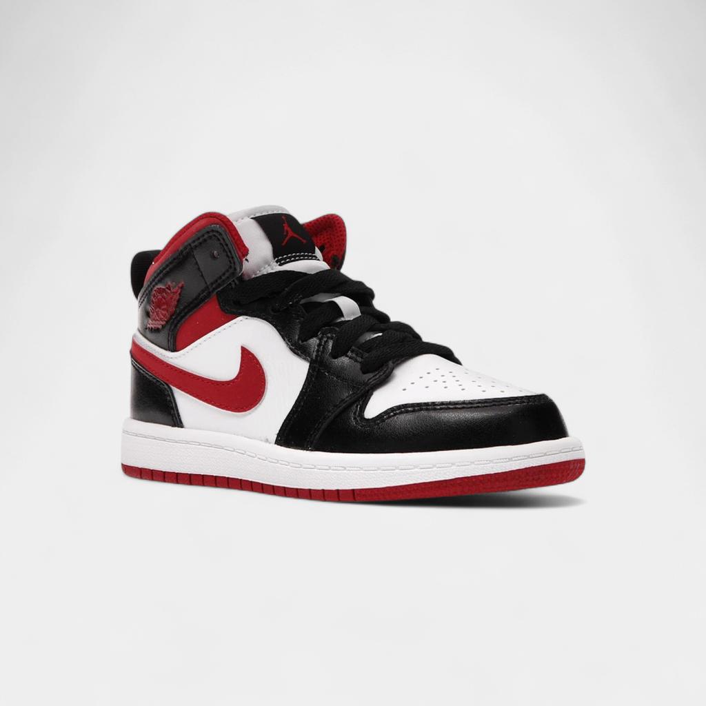 Jordan 1 Mid Gym Red Black White (PS)