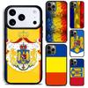 Чехол для телефона с флагом Румынии для iPhone 17 16 15 Pro Max Air 14 13 12 11 Plus Ударопрочный Чехол Capa