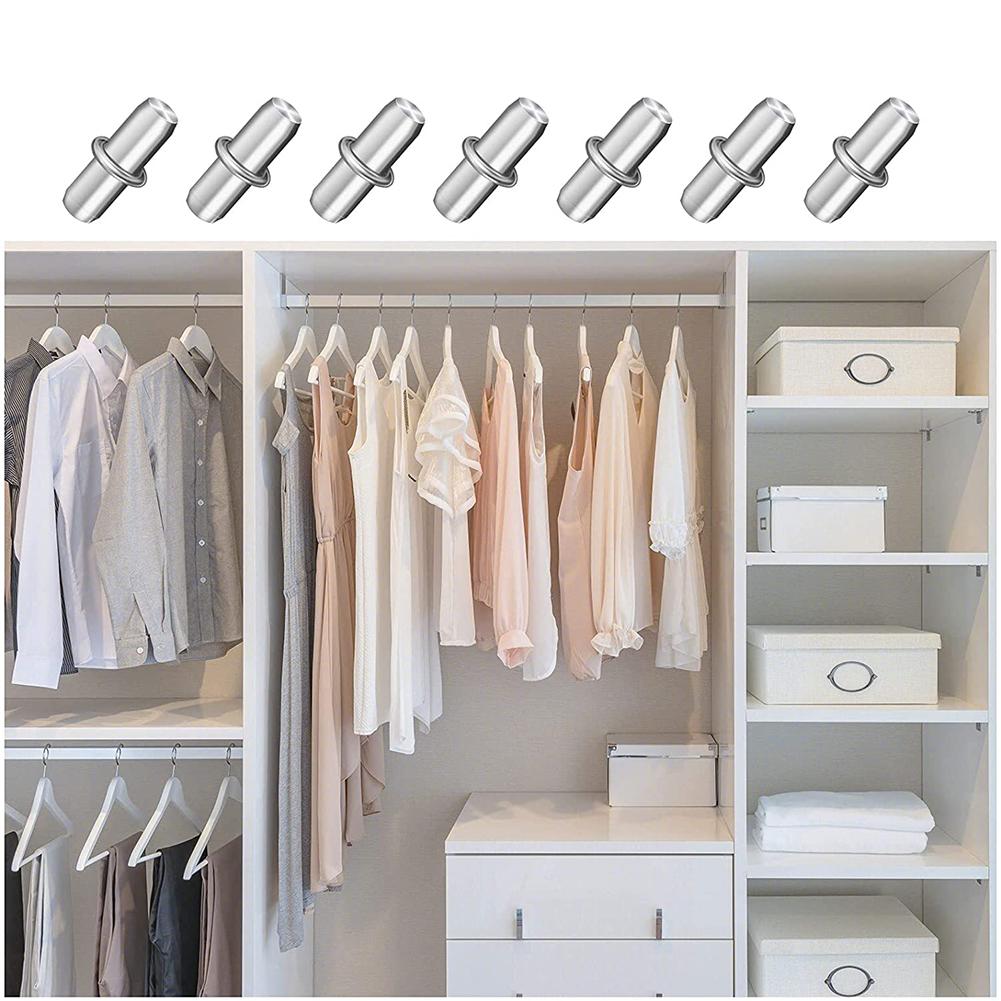 50 шт. опорные штифты для полок, штифты для шкафа, крепежные скобы для шкафа, держатели для мебели, ламинат, опорные штифты, фурнитура