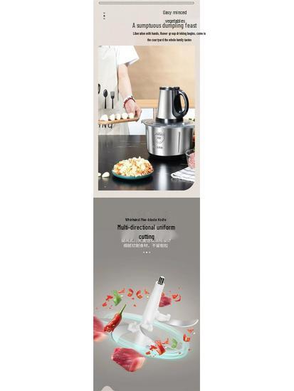 Upgraded Electric Meat Grinder & Dough Mixer with Blender and Chili Grinder Functions