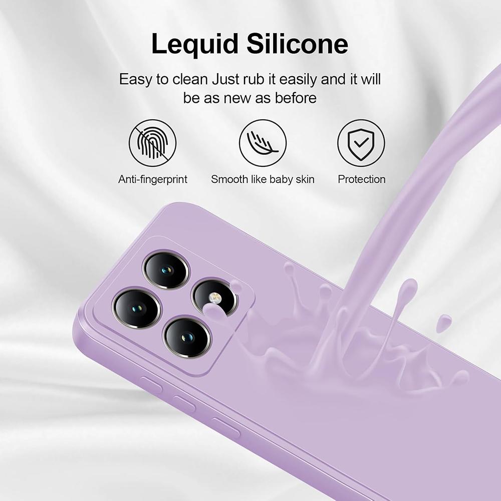 Роскошный квадратный мягкий силиконовый чехол для Xiaomi Mi 15 14 14T 13 13T 12 12T 12X 12S Pro Lite Ultra Матовый Чехол Конфетного Цвета Ударопрочный