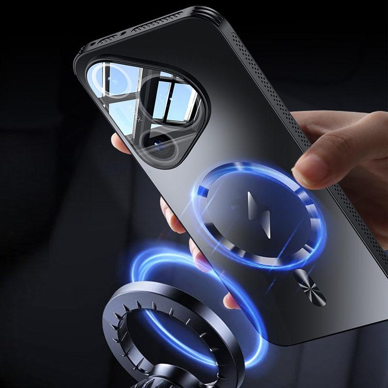 Магнитный чехол Cooling Armor для Huawei Pura 70 Pro Plus с поддержкой Magsafe для Nova 12 Pro 11 Ultra Mate 60 50 Pro Plus