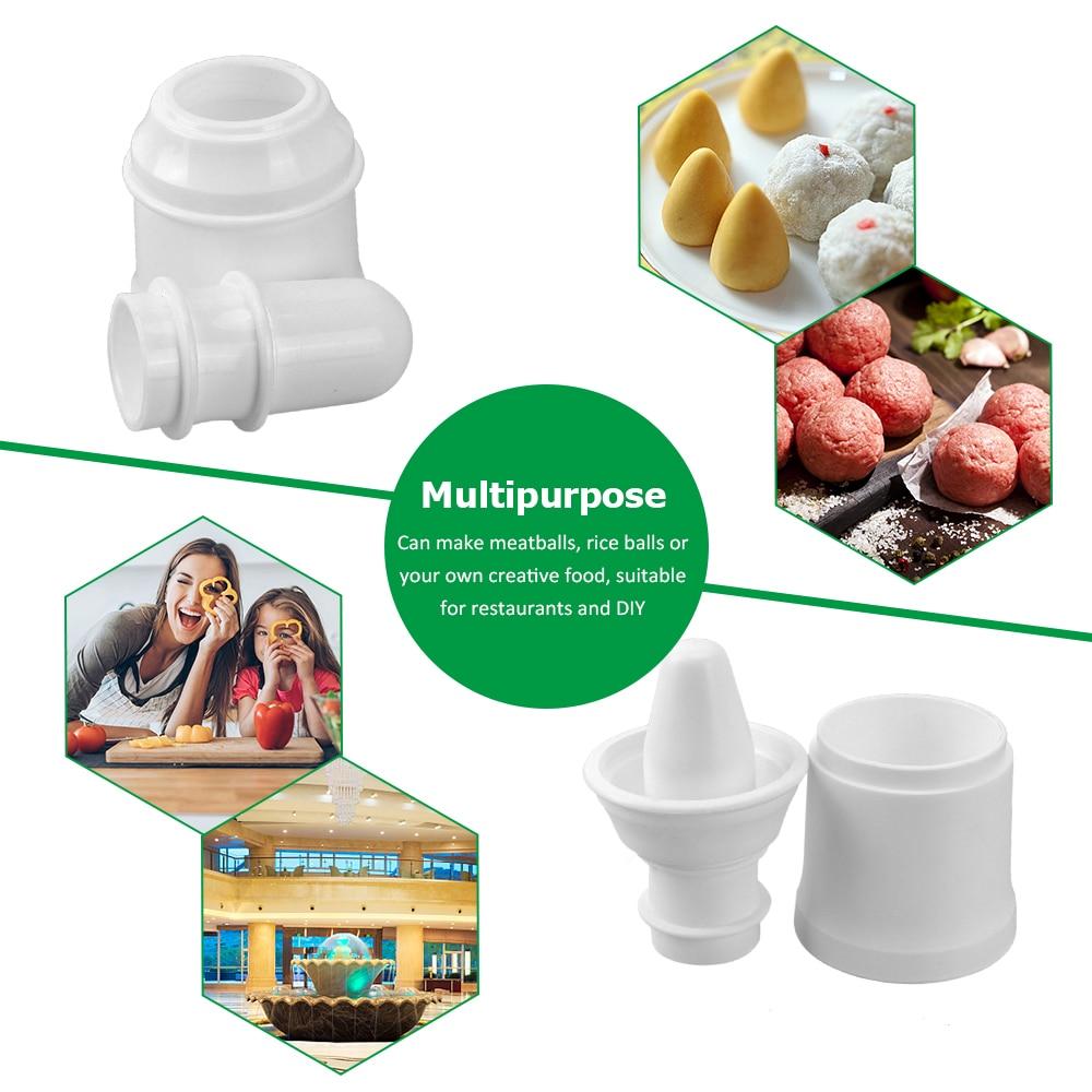 DIY Arancini Maker Пресс-форма для рисовых шариков Многоцелевая кухонная форма для мясных шариков Многоразовый инструмент для суши DIY Ручная работа Форма для бенто