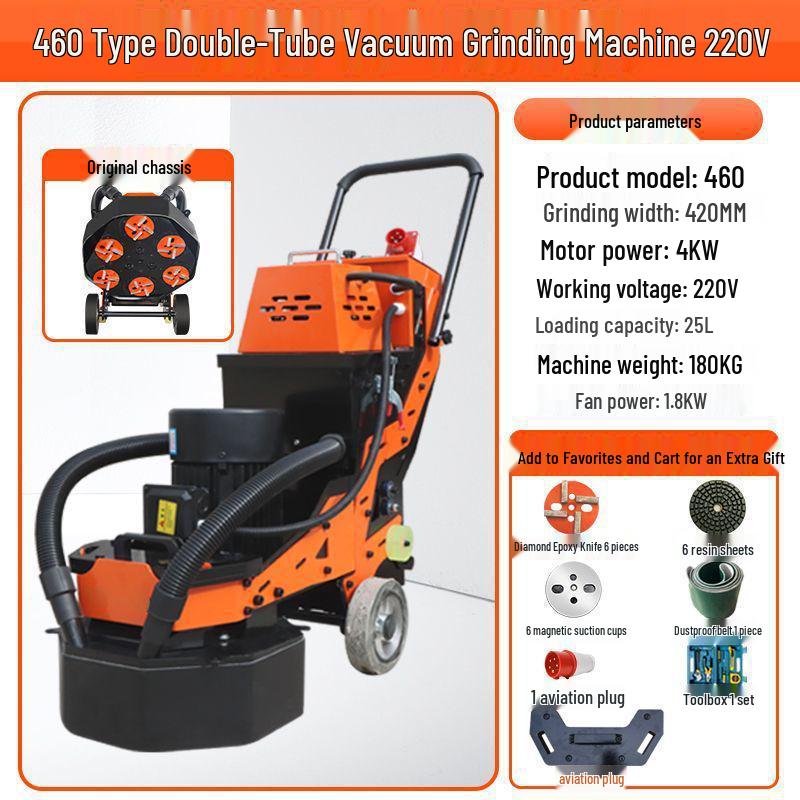 Shanghai Dust-Free Epoxy Floor Grinder: Concrete, Cement, Pavement, Paint Stripper, Terrazzo Polisher