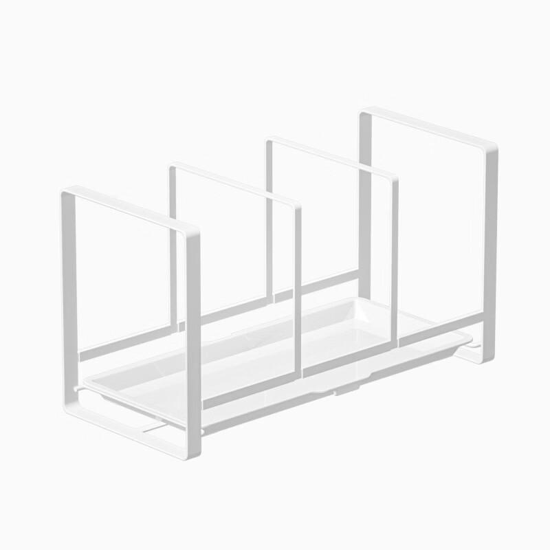 cmaos Kitchen Countertop Pot Lid Storage Rack