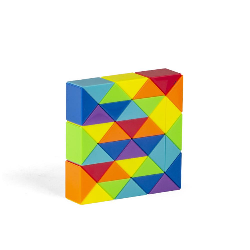 Dingsheng 24, 36, 48, 60, 72 сегментов, волшебное правило, змея, многоцветная 3D-игра-головоломка, куб, поворотный трансформируемый детский пазл