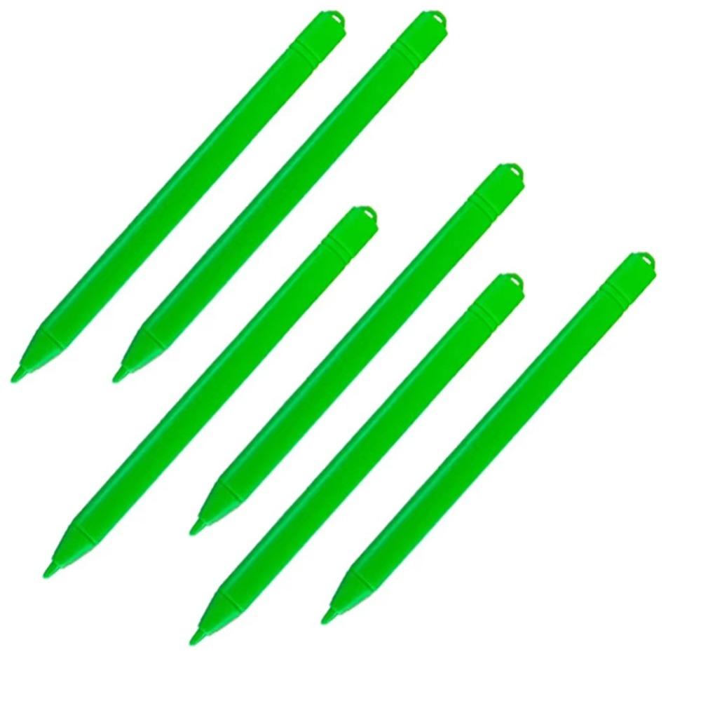 6 шт. Разноцветная ручка для графического планшета, Детский подарок, Рисовальный карандаш, ЖК-планшет для письма, Стилус, Доска для граффити