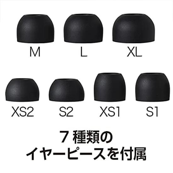 Technics Wireless Earphones Black Bluetooth Noise Canceling IPX4 LDAC Compatible High Resolution Sound Quality Playback Fast Charging Compatible App