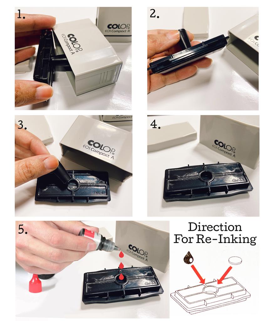 Printtoo Answered Self Inking Rubber Stamp Pre-Inked Office Stamp- Home Office Business Stationery, Black- 42 X 9