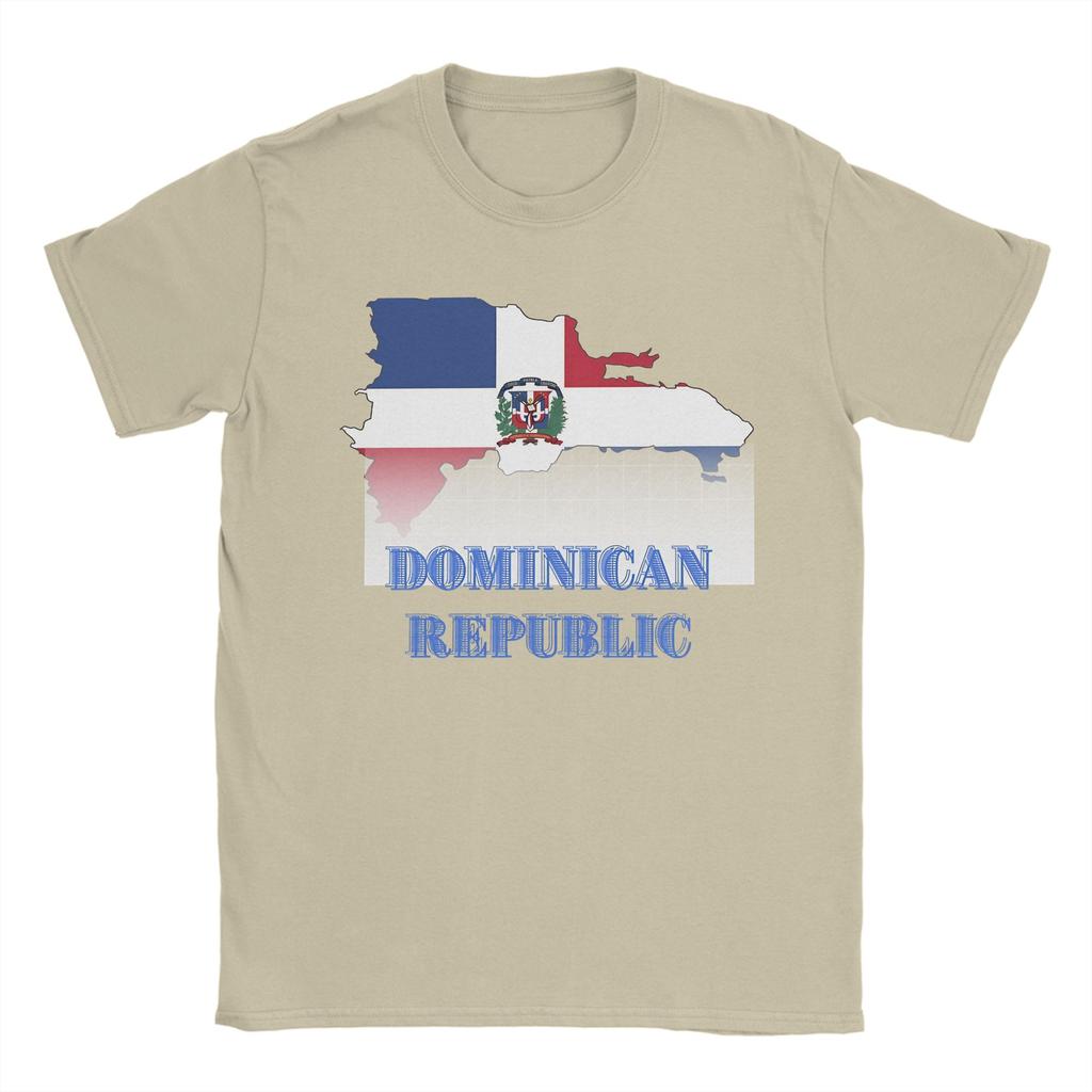 Vintage T Shirt Summer Dominican Republic Trending T Shirts  Cotton Tee Shirt for Couple Y2K Funny Wholesale Short Sleeve Tees
